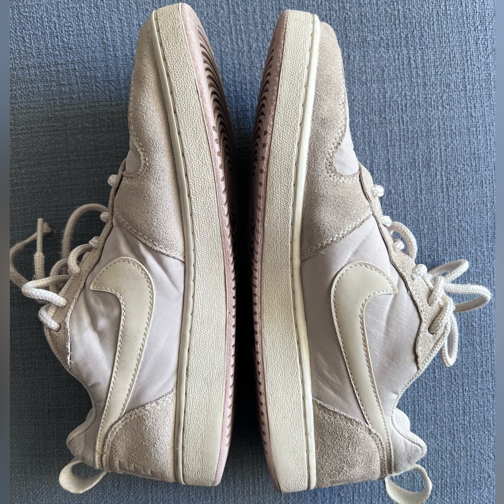 Nike Court Borough Low Premium cream sneakers - Size 8 - Picture 2 of 9